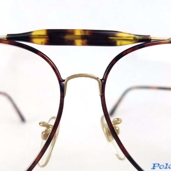 Polo Sports VI Tortoise Aviator YG/079 Eyeglasses - Picture 3 of 7